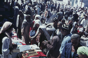Crowd at a market