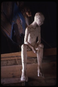 Sculpture by Susan Mareneck, displayed in the barn, Montague Farm Commune