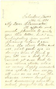 Letter from L. A. Bowers to W. E. B. Du Bois