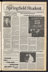 The Springfield Student (vol. 100, no. 8) Nov. 14, 1985