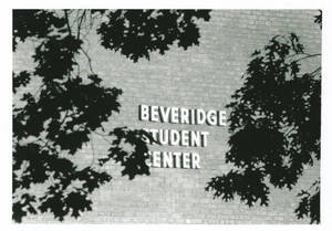 Beveridge Student Center Lettering