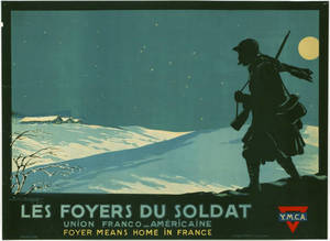 World War I Poster - Les Foyers du Soldat