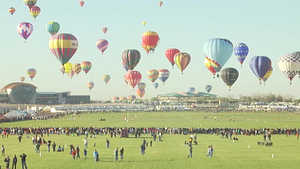 Balloon Fiesta; Time Lapse of Balloon Fiesta