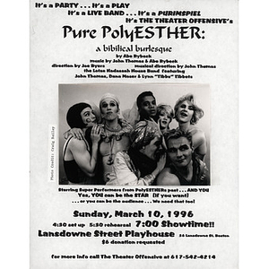 "Pure PolyEsther" at Lansdowne Street Playhouse poster