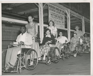 Wheelchair users at Hudson River Day Line