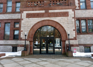Forbes Library: library entrance