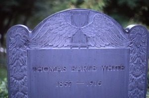 Mount Auburn Cemetery (Cambridge, Mass.) gravestone: White, Thomas Earle (d. 1916)