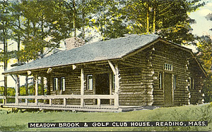 Meadowbrook and golf club house, Reading, Mass.