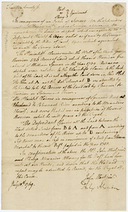 Documents relating to land dispute between Posey and West
