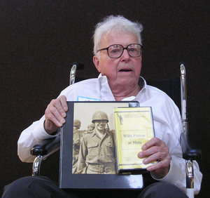 Frank Jones, Jr. at the World War II Mass. Memories Road Show