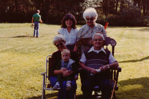 Five generations, Provencher, Dudley, Stuart family