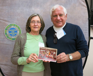 Ernestine Ravanis and Tom Sevigny at the Winchester Mass. Memories Road Show