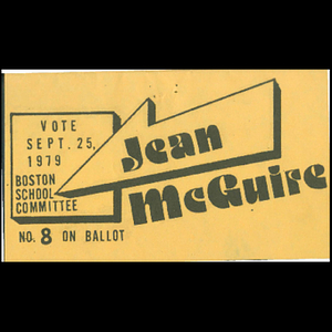 Vote Jean McGuire.