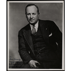 Portrait of Arthur T. Burger, Boys' Clubs of Boston Executive Director, 1935-1960