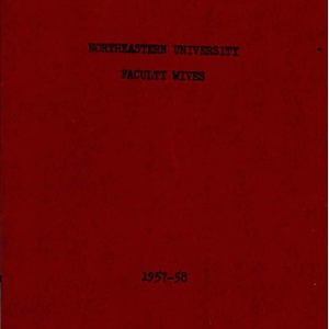 Program of Activities, 1957-1958