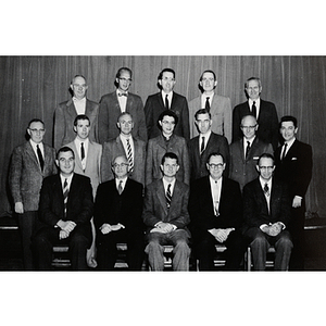 The 1961 yearbook photo of the Mathematics Department