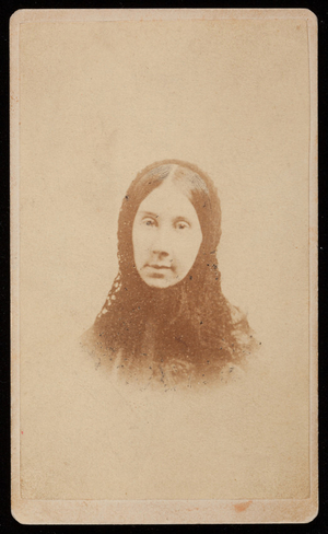 Studio portrait of unidentified woman Boston, Mass., undated