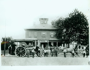 Exterior view of Franklin Park House, Dorchester, Mass., undated