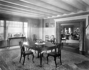 Govenor Alvan T. Fuller House, Little Boar's Head, Hampton, N.H., dining room