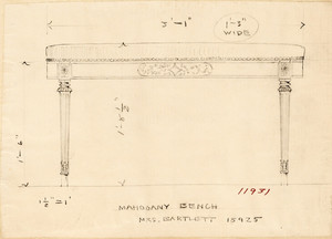 "Mahogany Bench"