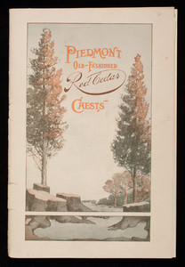 Piedmont old-fashioned red cedar chests, Piedmont Red Cedar Chest Co., Statesville, North Carolina