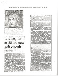 Legends of Golf article