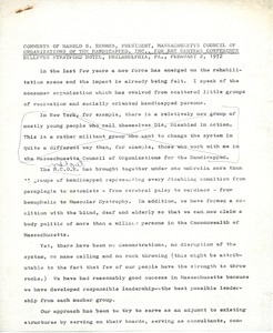 Comments of Harold S. Remmes, president
