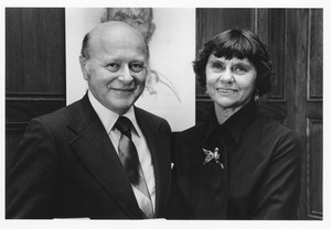 Henry Koffler standing with Bette Swados