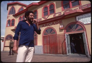 Bill Withers: Withers walking outside the Looff Hippodrome on the Santa Monica Pier