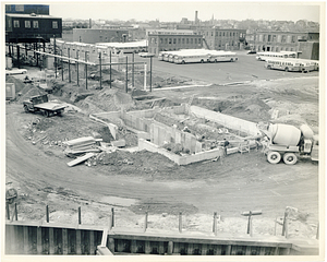 Charlestown yard progress, west to service building