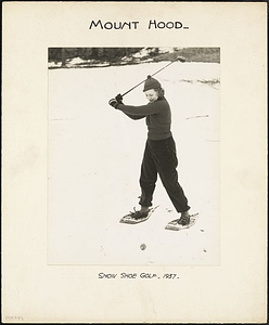 Snowshoe Golf, Mount Hood: Melrose, Mass.