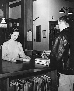 Swampscott Public Library, circulation desk