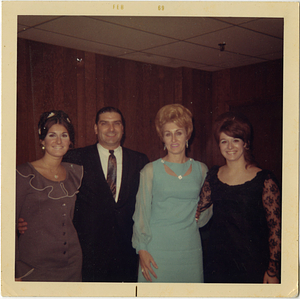 Mary and George Rose with daughters, Carol and Maureen