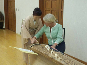 Mary-Beth Cooper playing a Koto