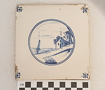 Ceramic Tile from the Family of Nathaniel T. Allen