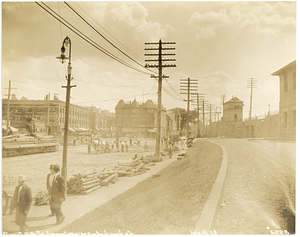 Forest Hills Square, general progress on track work