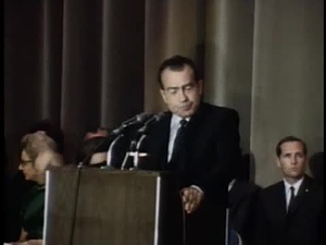 Nixon; American Experience; Nixon campaigns, Minneapolis, 1968