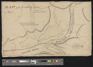 Map of the country adjacent to Fort [Franklin] on French Creek