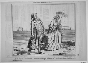 - Quelle chance d'avoir trouvé à louer une campagne qui n'est qu'à trois quarts d'heure du débarcadère du chemin de fer!....