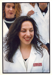 Angela M. Cremins in PA white coat (1999)
