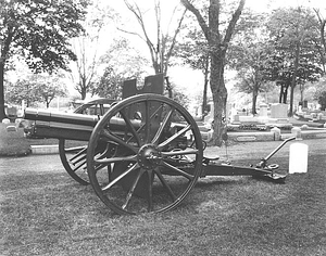 World War I cannon, Swampscott Cemetery, Swampscott, Mass.