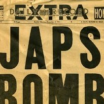 Japs Bomb Hawaii