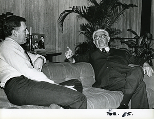 Mayor Raymond L. Flynn with former Supreme Court Justice and United Nations Ambassador Arthur D. Goldberg