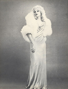 Candy Darling posing in gown and fur (2)