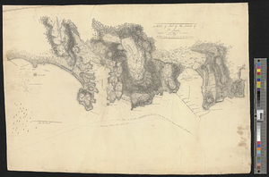 A sketch of part of the island of Ste Lucie