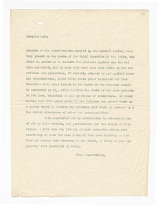 Correspondence between Hugh S. McGinley, Lucille Frank, and Governor John M. Slaton