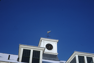 Carriage House eastern facade of cupola and weather vane
