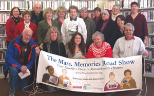 Volunteers and staff at the Norwell Mass. Memories Road Show