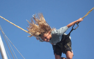 Zoe flying at the Marshfield Fair