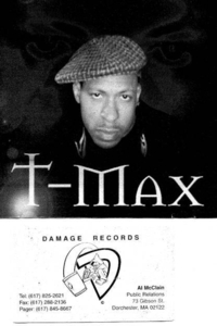 T-Max volume 1 'Bless all & Get Money' CD and business card